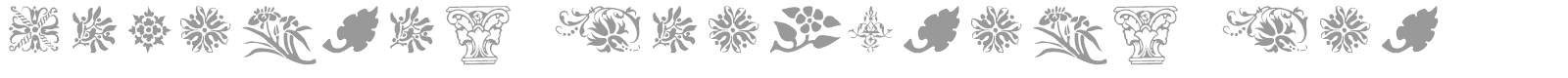 Printers Ornaments One font preview